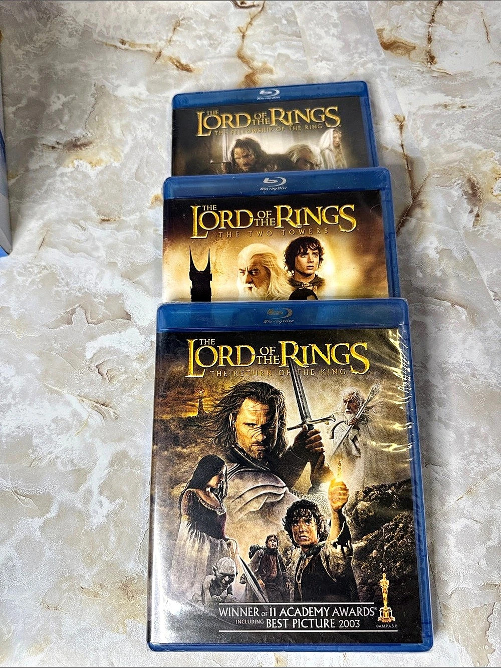 The Lord of the Rings Trilogy Blu-ray Set - Excellent Condition